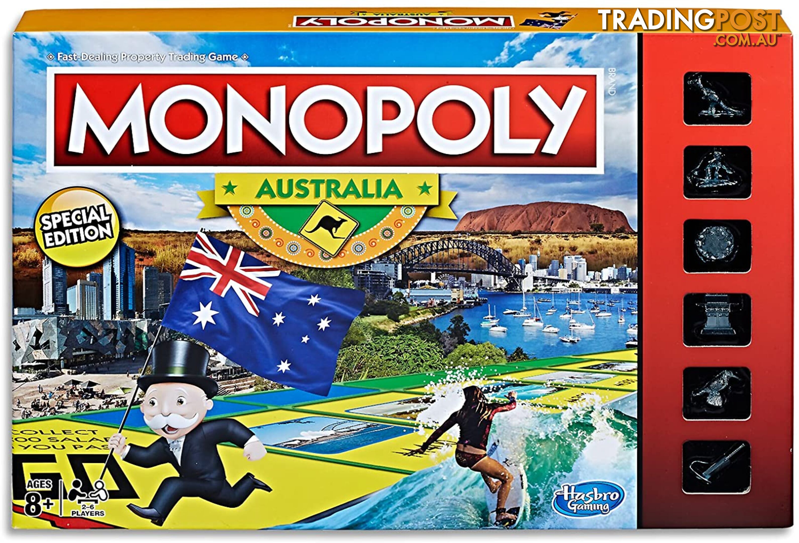 Monopoly -  Australia Special Edition Family Board Game - Australia's Best-loved Board Game Hasbro Hbc18162840 - 630509534104