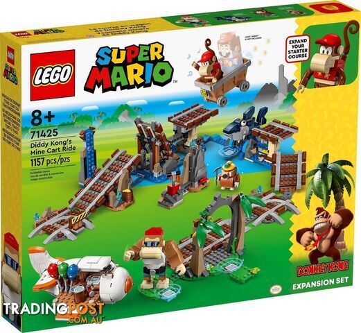 LEGO 71425 Diddy Kong's Mine Cart Ride Expansion Set - Super Mario - 5702017415772