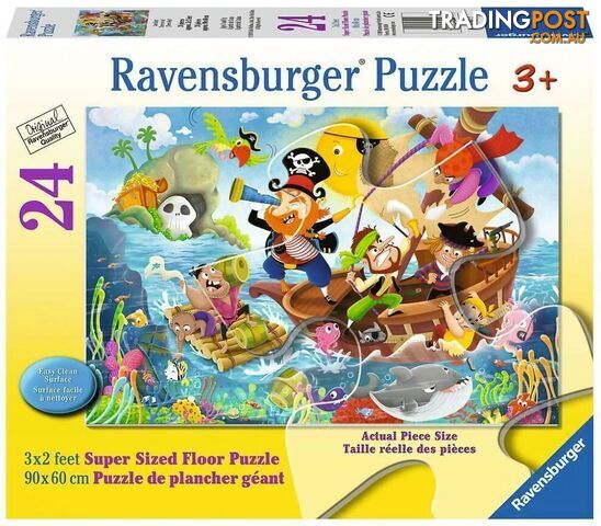 Ravensburger - Land Ahoy! Pirates Jigsaw Puzzle 24pc - Mdrb03042 - 4005556030422