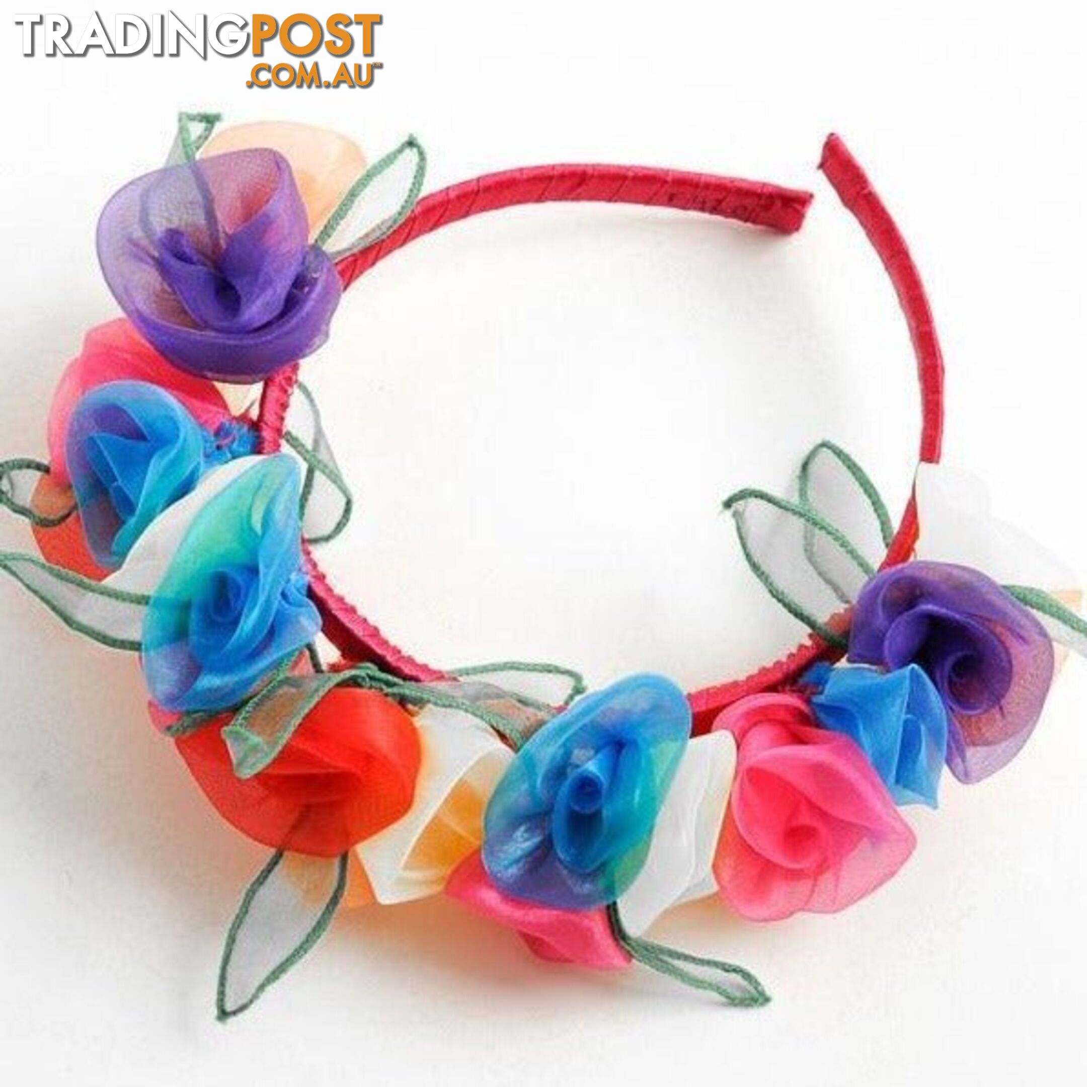 Fairy Girls - Costume Fairylicious Headband Rainbow - Fgf420rb - 9787308004206