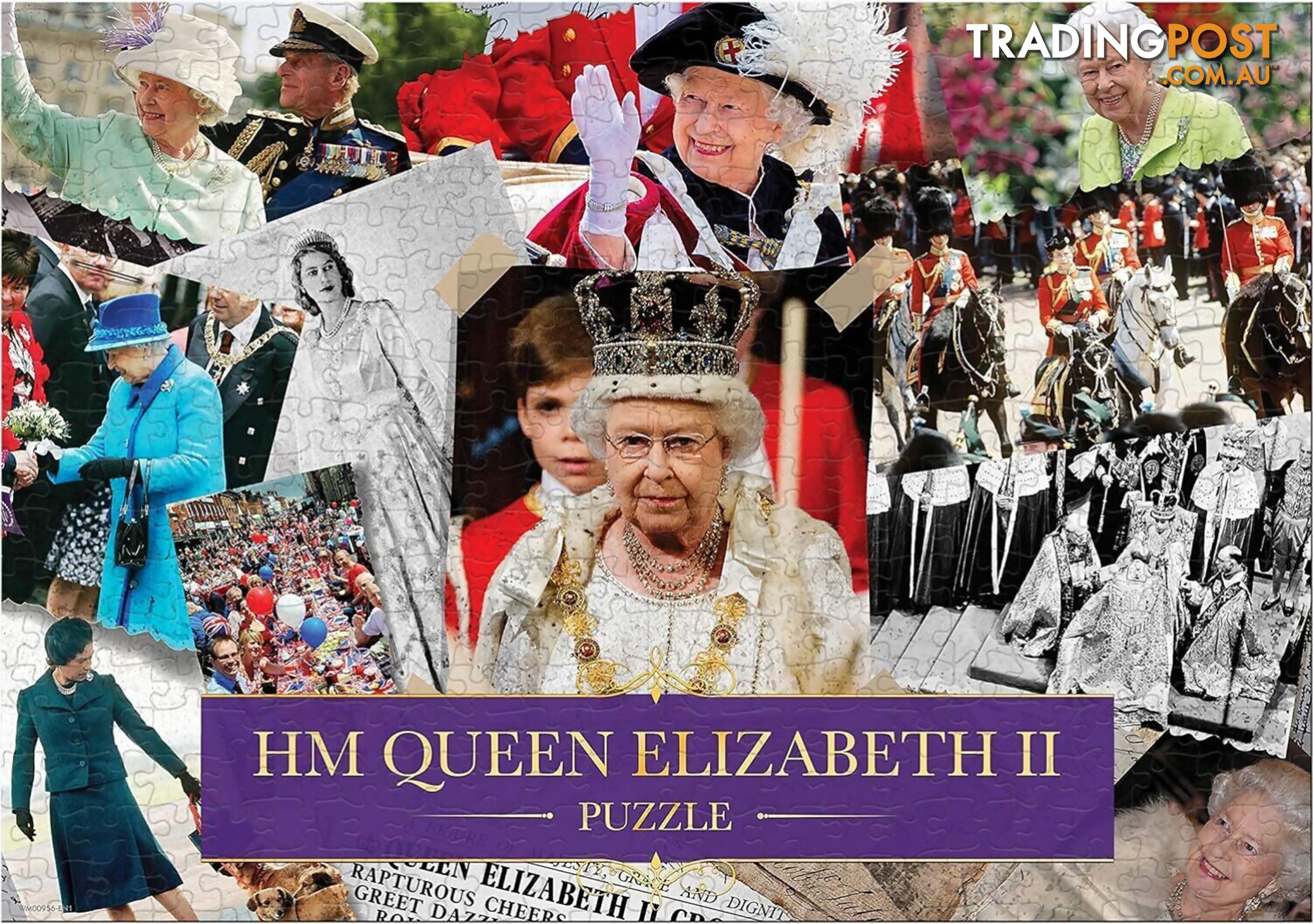 Queen Elizabeth 2 Jigsaw Puzzle 1000pc - Waddingtons Winning Moves - Jdwma041935 - 5036905041935