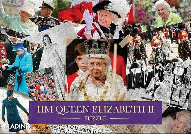 Queen Elizabeth 2 Jigsaw Puzzle 1000pc - Waddingtons Winning Moves - Jdwma041935 - 5036905041935