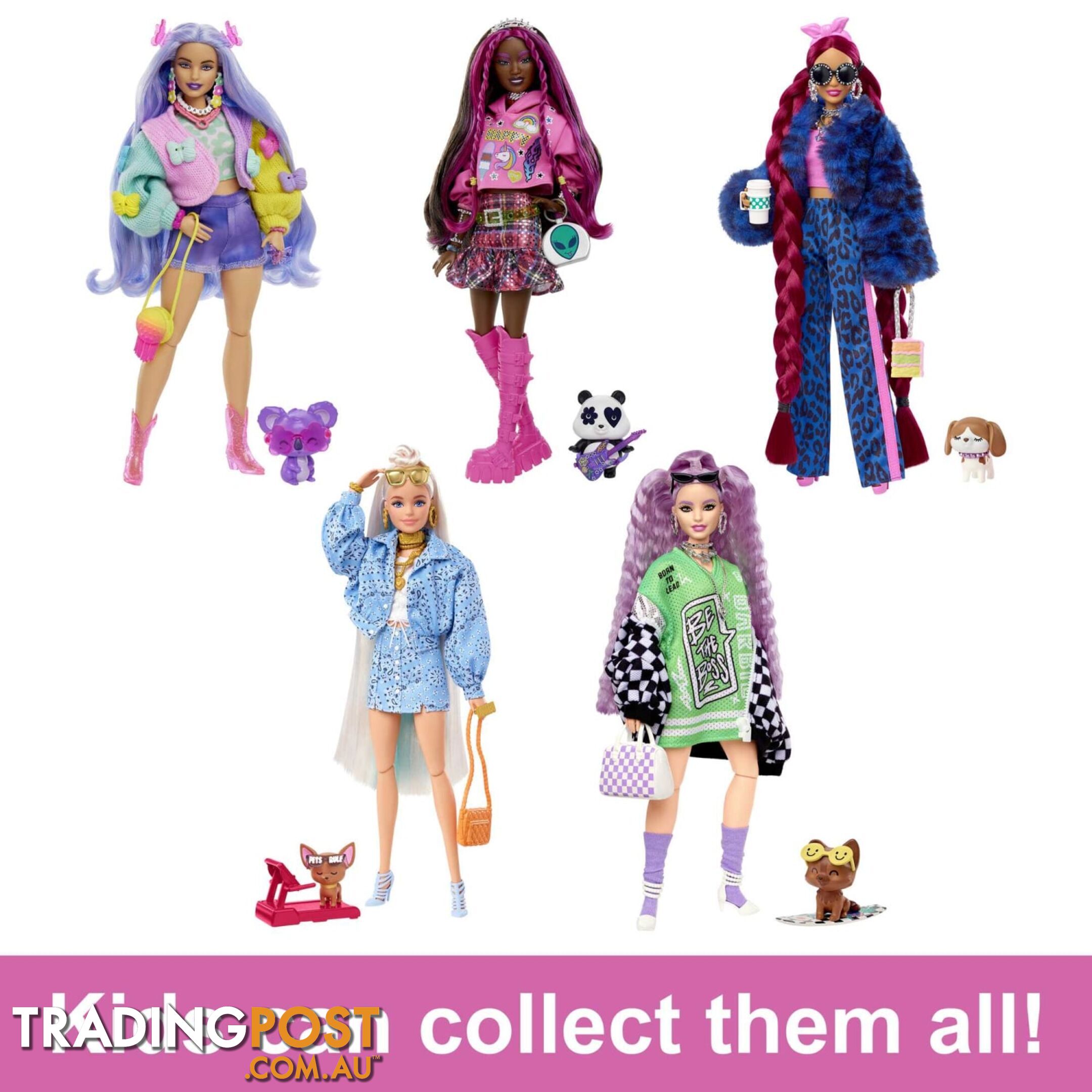 Barbie Doll And Accessories Barbie Extra Doll With Pet Chihuahua - Mahhn08 - 194735072569