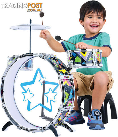 Playgo Toys Ent. Ltd. - My 1st Drum Set 8 Pieces - Art66544 - 4892401090164