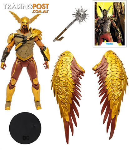 Mcfarlane - Hawkman 7 Inch Figurine (Black Adam Movie) - Hs15257 - 787926152579