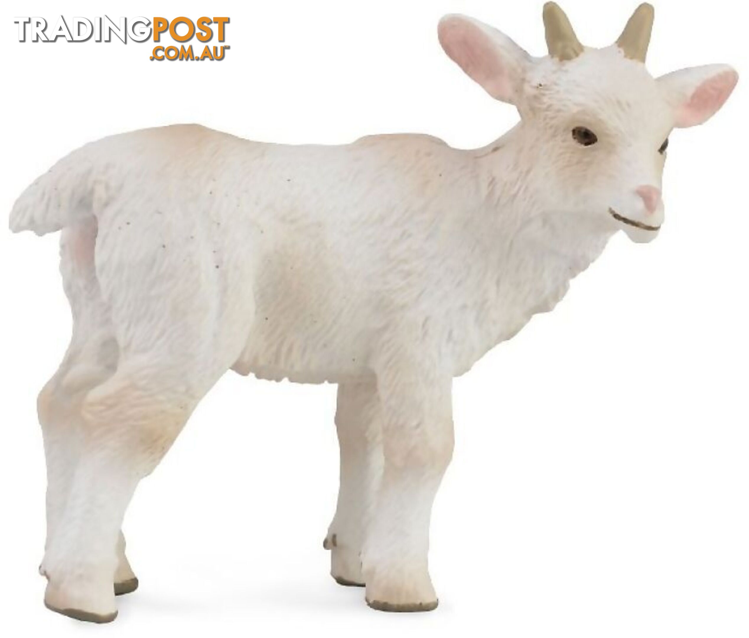 CollectA - Goat Kid Standing Small Animal Figurine - Rpco88786 - 4892900887869