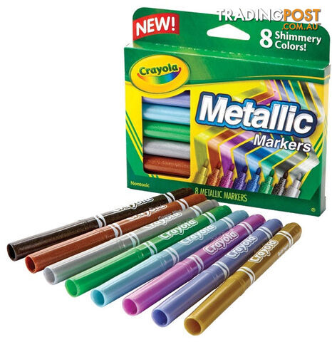 Crayola Metallic Markers 8 Pack - Bs588628 - 071662286286