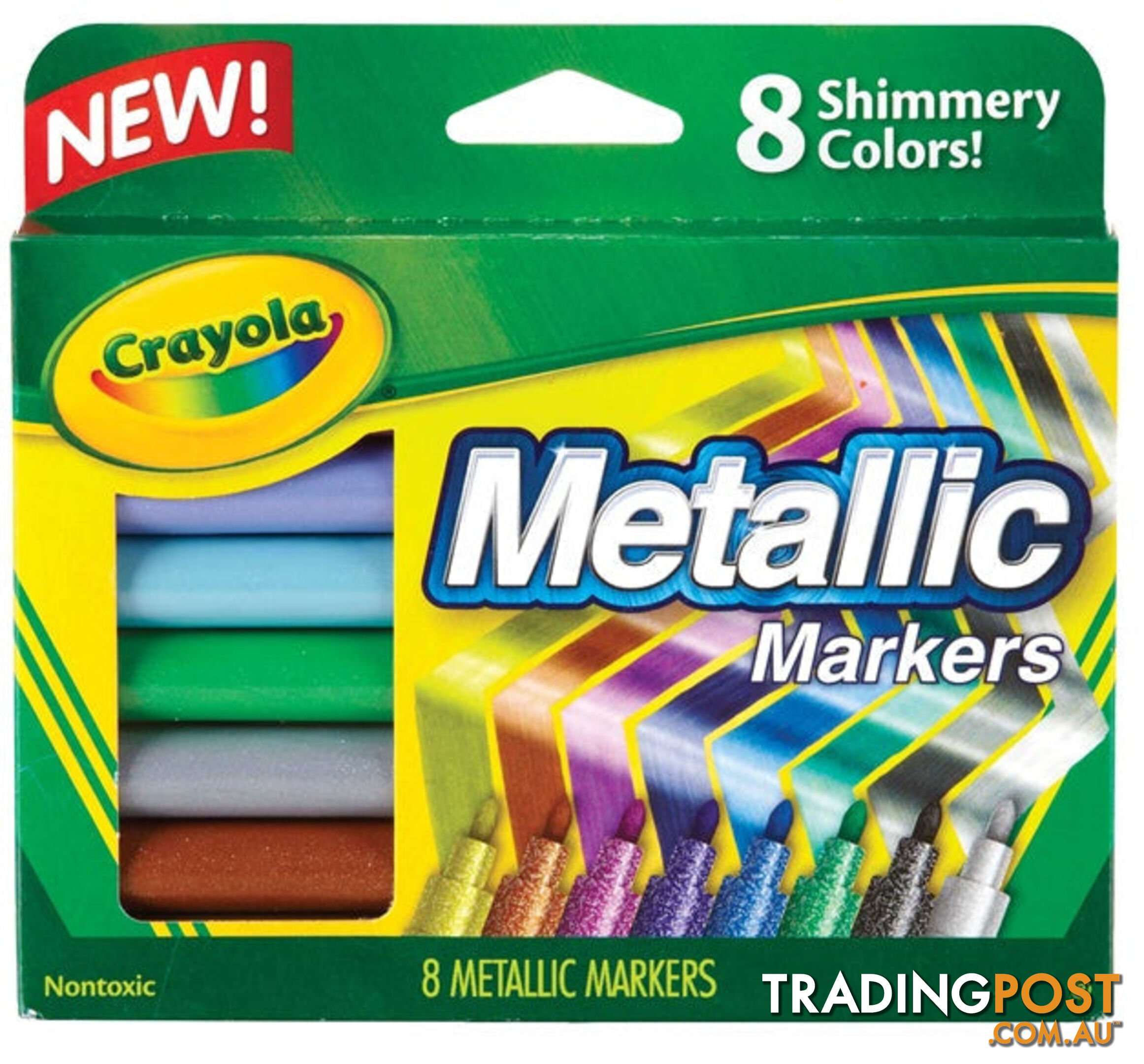 Crayola Metallic Markers 8 Pack - Bs588628 - 071662286286