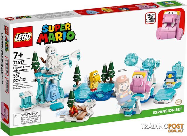 LEGO 71417 Fliprus Snow Adventure Expansion Set - Super Mario - 5702017415703