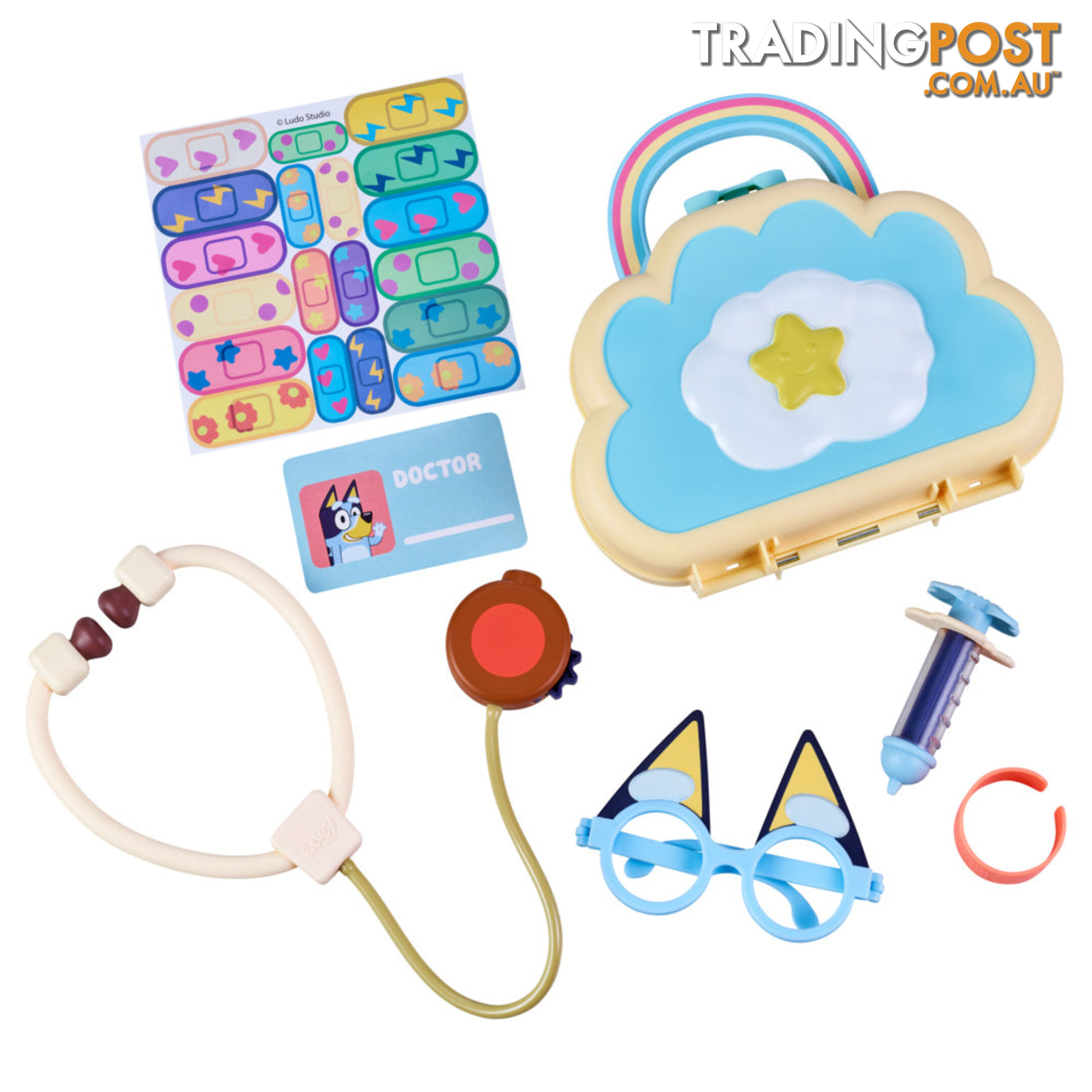 Bluey Cloud Bag Doctor Set - Mj13095 - 630996130957