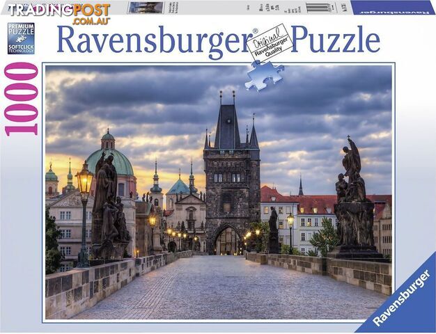 Ravensburger - The Charles Bridge Prague Jigsaw Puzzle 1000pc - Mdrb197422 - 4005556887422