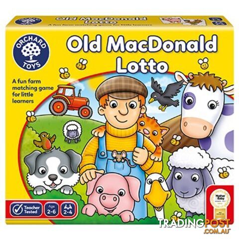 Orchard Toys -  Old Macdonald Lotto Game - Mdoc071 - 5011863101372