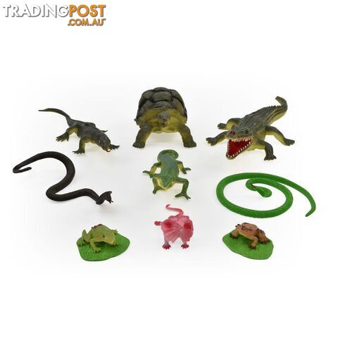 Reptile World 9 Piece Animal Set Art64268 - 5018621210475