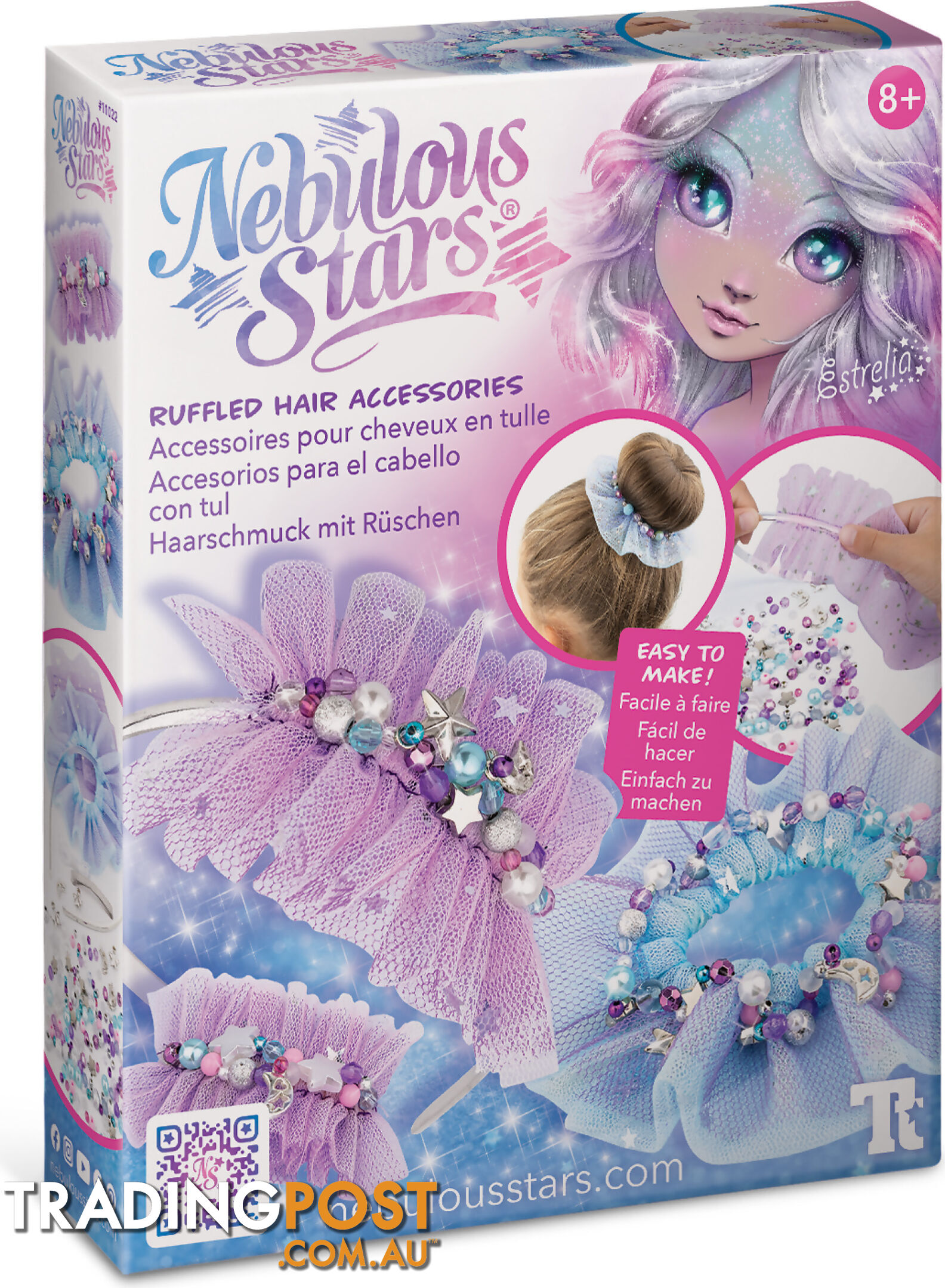 Nebulous Stars - Ruffle Hair Acce - Mdneb11022 - 694704110228