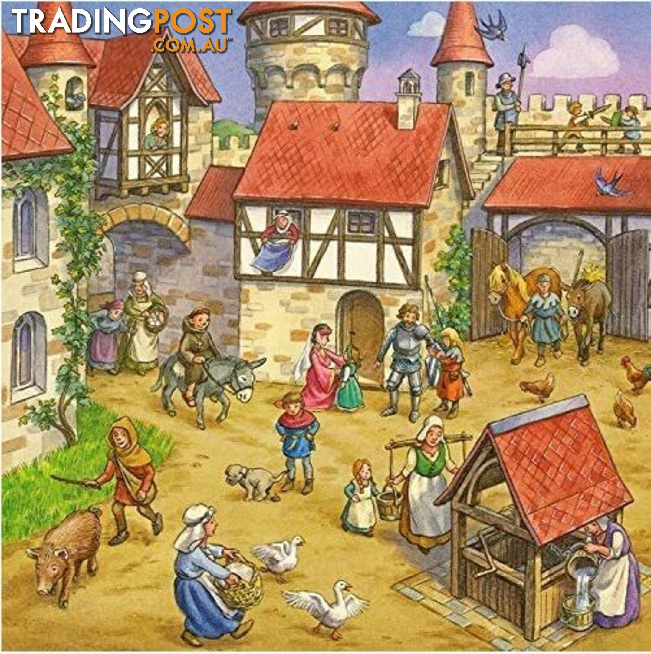 Ravensburger - Life Of The Knight Jigsaw Puzzle 3 X 49pc - Mdrb05150 - 4005556051502