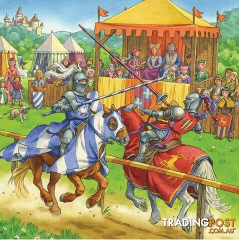 Ravensburger - Life Of The Knight Jigsaw Puzzle 3 X 49pc - Mdrb05150 - 4005556051502