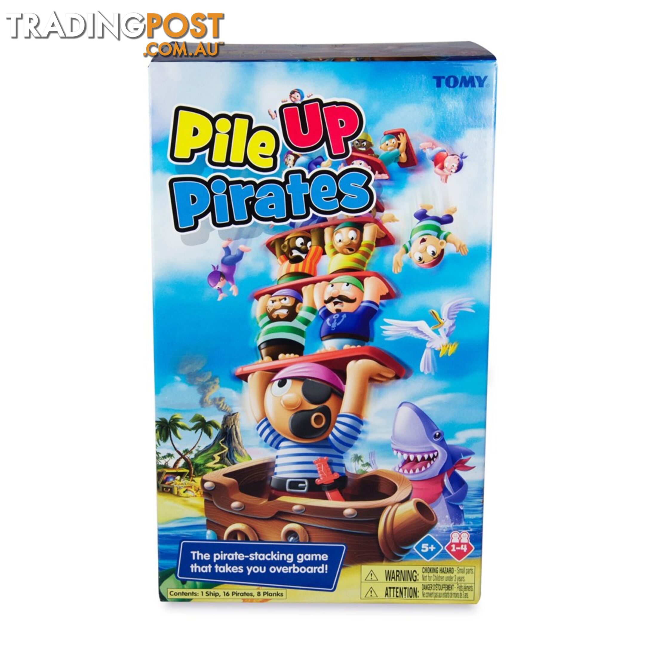 Tomy - Pile Up Pirates Game - Tomy - Lct72868 - 5011666728684