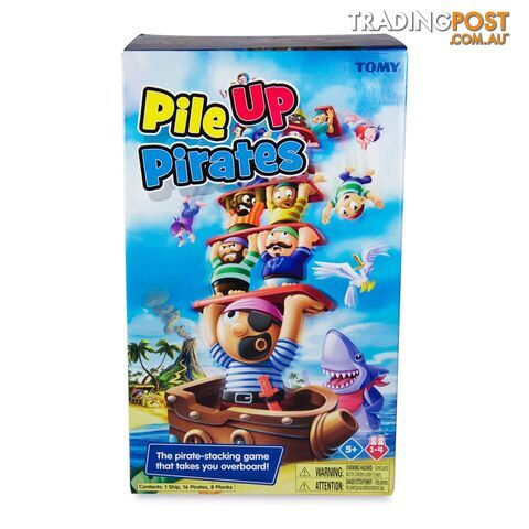 Tomy - Pile Up Pirates Game - Tomy - Lct72868 - 5011666728684