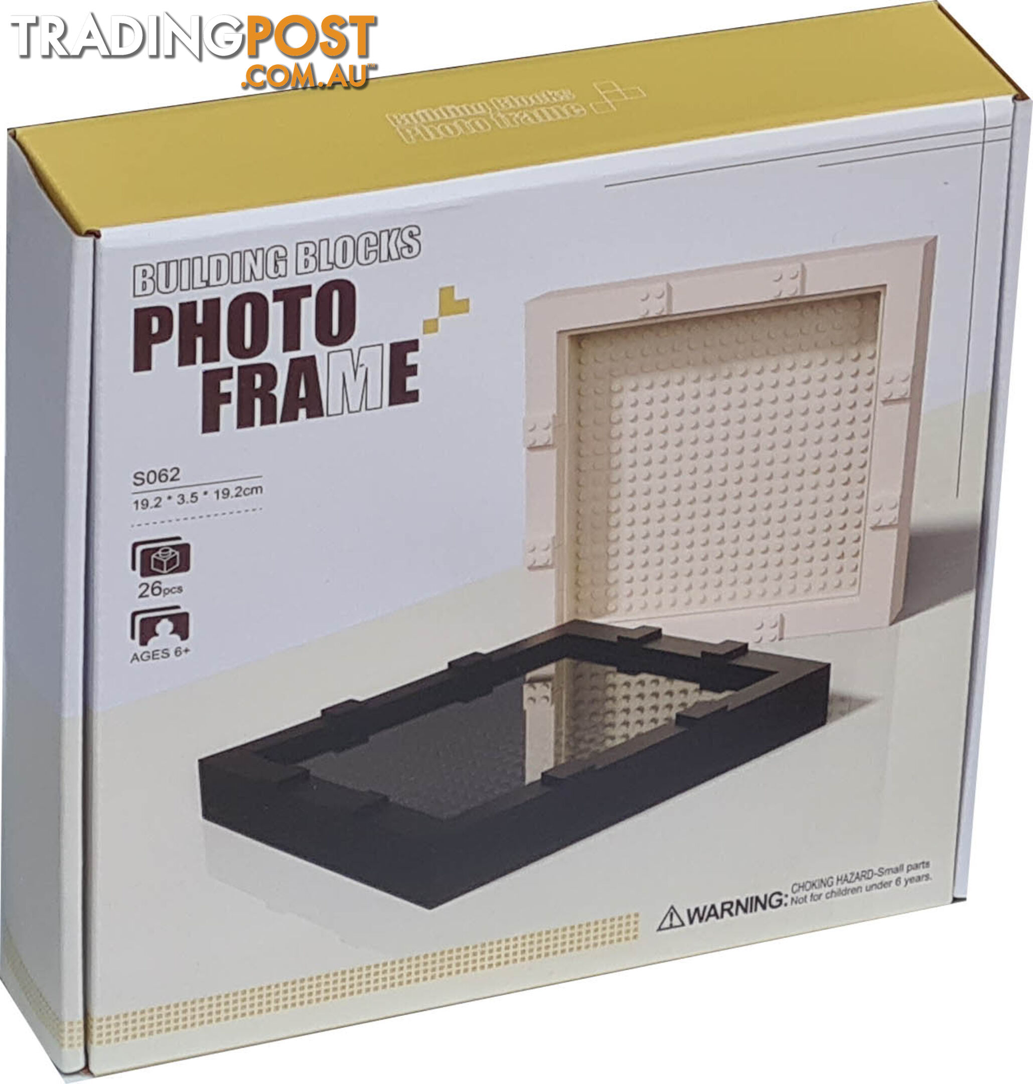 Building Blocks Photo Frame S062 - Cream White