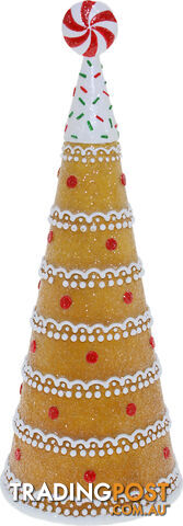 Cotton Candy - Xmas 30.5cm Candy Gingerbread Tree Ornament - Ccxswt06 - 9353468019369