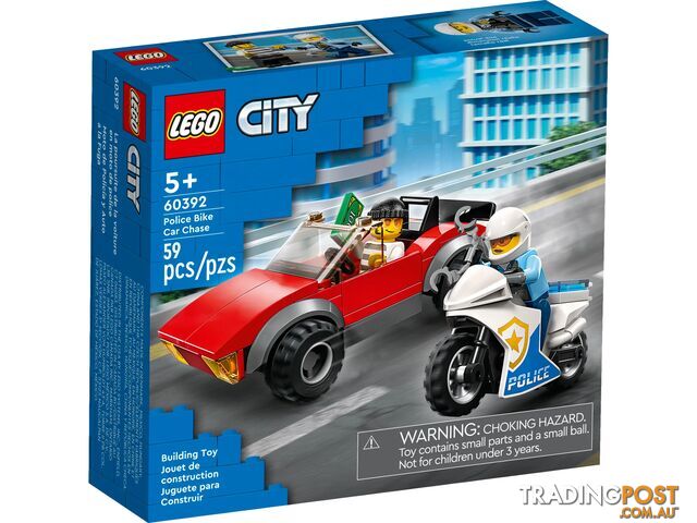 LEGO 60392 Police Bike Car Chase - City - 5702017416571