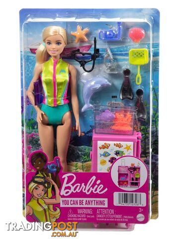 Barbie Marine Biologist Doll - Mahmh26 - 194735127283
