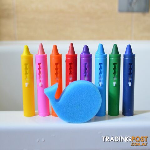 Buddy & Barney - Bath Time Crayons & Sponge - Mh Bb177 - 712195455656