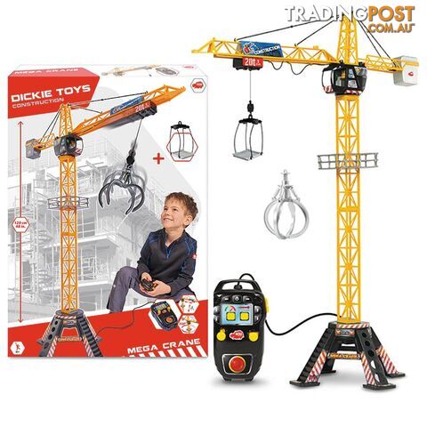 Dickie Toys 1.2m Mega Crane With Remote Rpdk24610 - 4006333024610