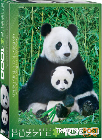 Eurographics - Panda & Baby - Jigsaw Puzzle 1000 Pieces Jdeur60173 - 628136601733