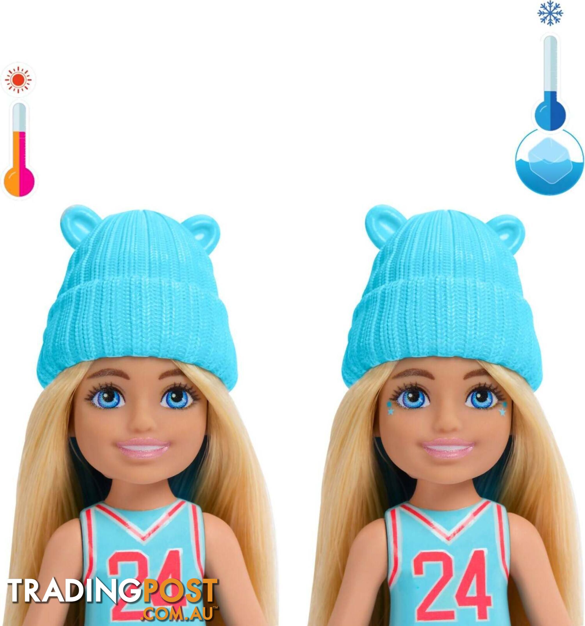 Barbie - Color Reveal Sporty Series Chelsea Small Doll With 6 Surprises - Mahnx05 - 194735108121