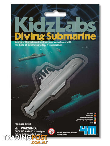4m - Kidzlabs - Diving Submarine - Johnco - G3212 - 4893156032126