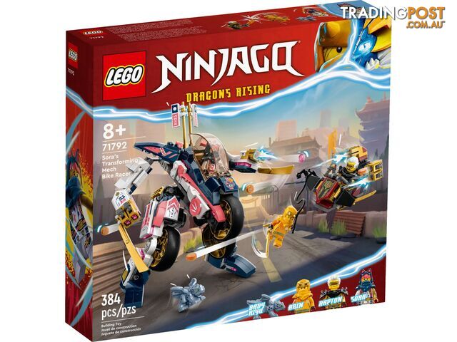 LEGO 71792 Sora's Transforming Mech Bike Racer - Ninjago - 5702017413075