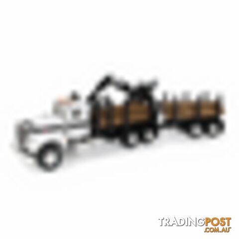 Tomy - Big Farm Peterbilt 1:16 Scale Model 367 Logging Truck With Pup Trailer And Logs Lc46720 - 036881467205