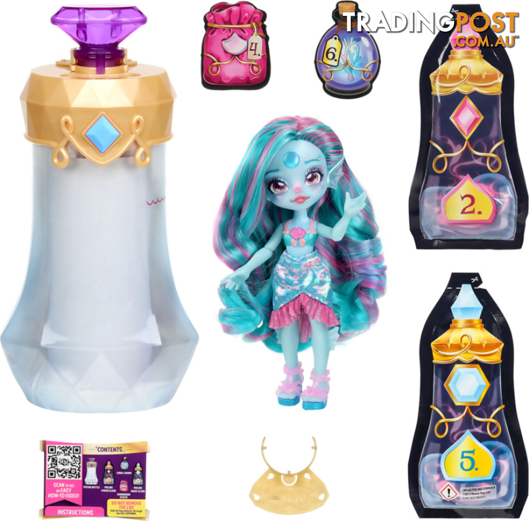 Magic Mixies - Pixlings Marena The Mermaid Pixling - Mj14872 - 630996148723