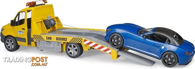 Bruder Sprinter Car Transporter With Light & Sound Module And Bruder Roadster 1:16 Scale - Zi24002675 - 4001702026752