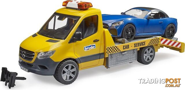 Bruder Sprinter Car Transporter With Light & Sound Module And Bruder Roadster 1:16 Scale - Zi24002675 - 4001702026752