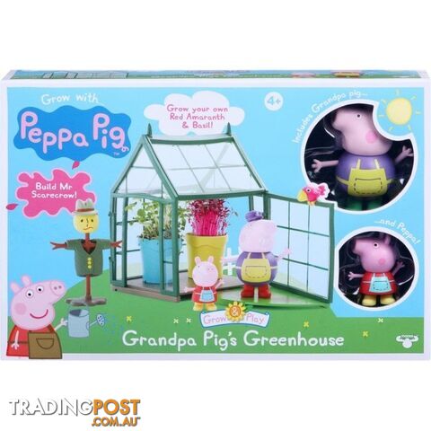 Peppa Pig - Grow & Play Grandpa Pig's Greenhouse Mj93178 - 5026175992020