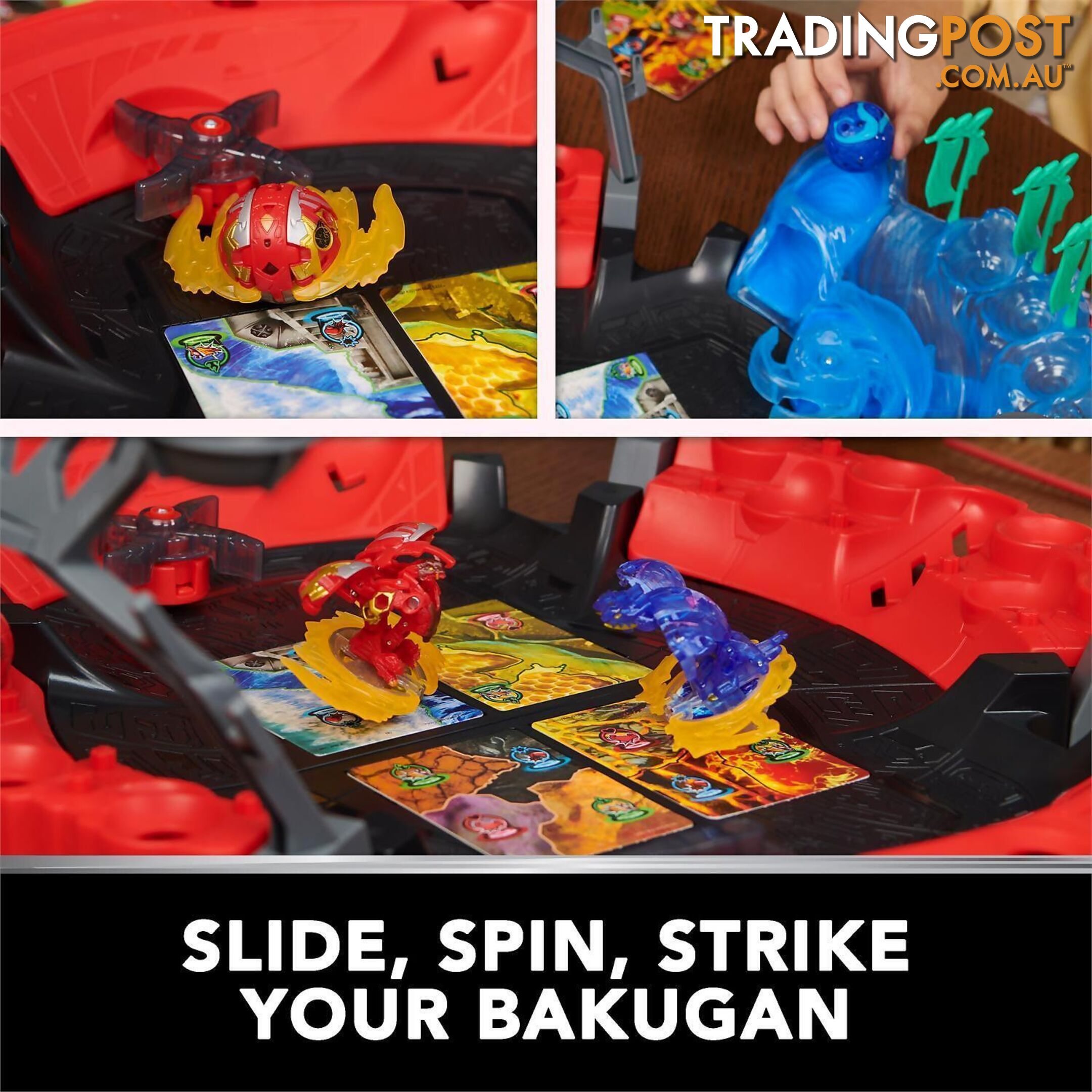 Bakugan - Battle Arena With Exclusive Special Attack Dragonoid Customizable Spinning Action Figure And Playset - Si6067045 - 778988466643