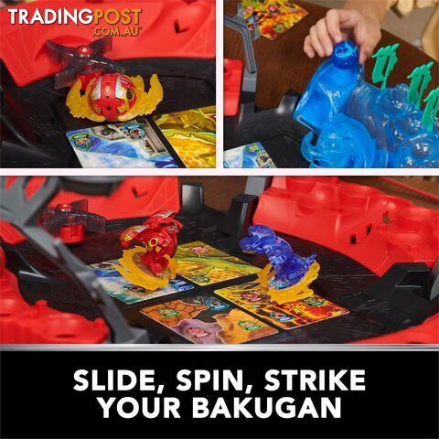 Bakugan - Battle Arena With Exclusive Special Attack Dragonoid Customizable Spinning Action Figure And Playset - Si6067045 - 778988466643