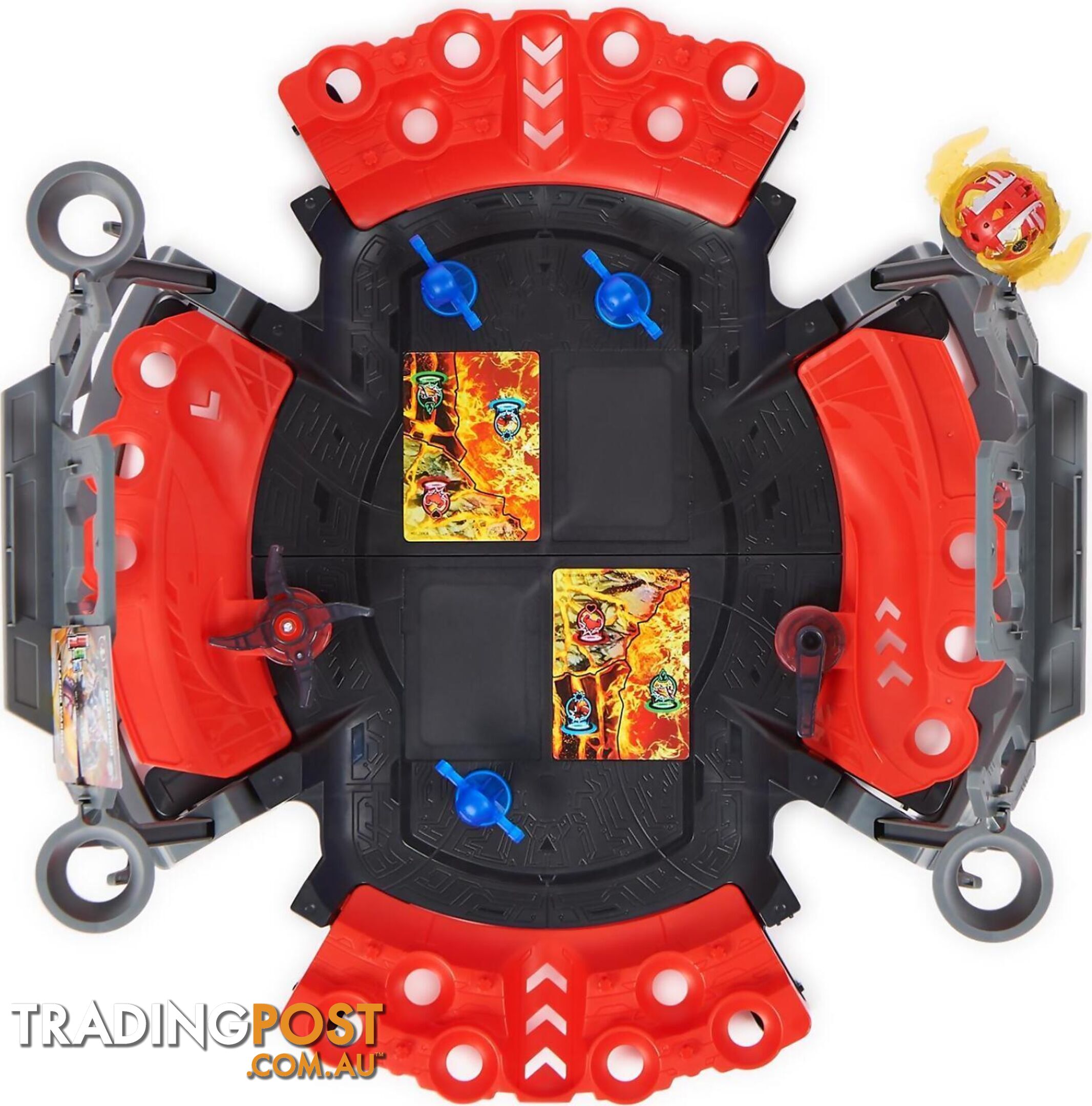 Bakugan - Battle Arena With Exclusive Special Attack Dragonoid Customizable Spinning Action Figure And Playset - Si6067045 - 778988466643