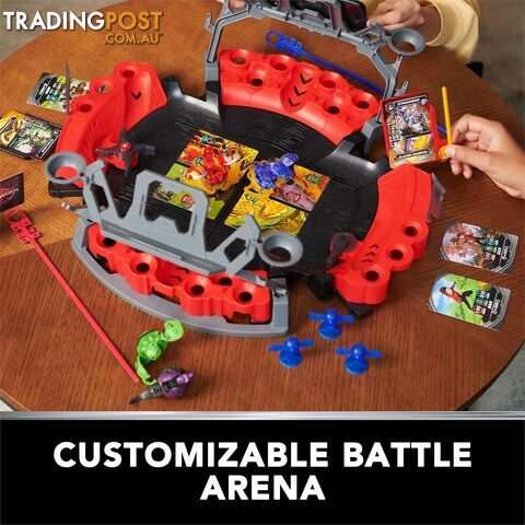 Bakugan - Battle Arena With Exclusive Special Attack Dragonoid Customizable Spinning Action Figure And Playset - Si6067045 - 778988466643