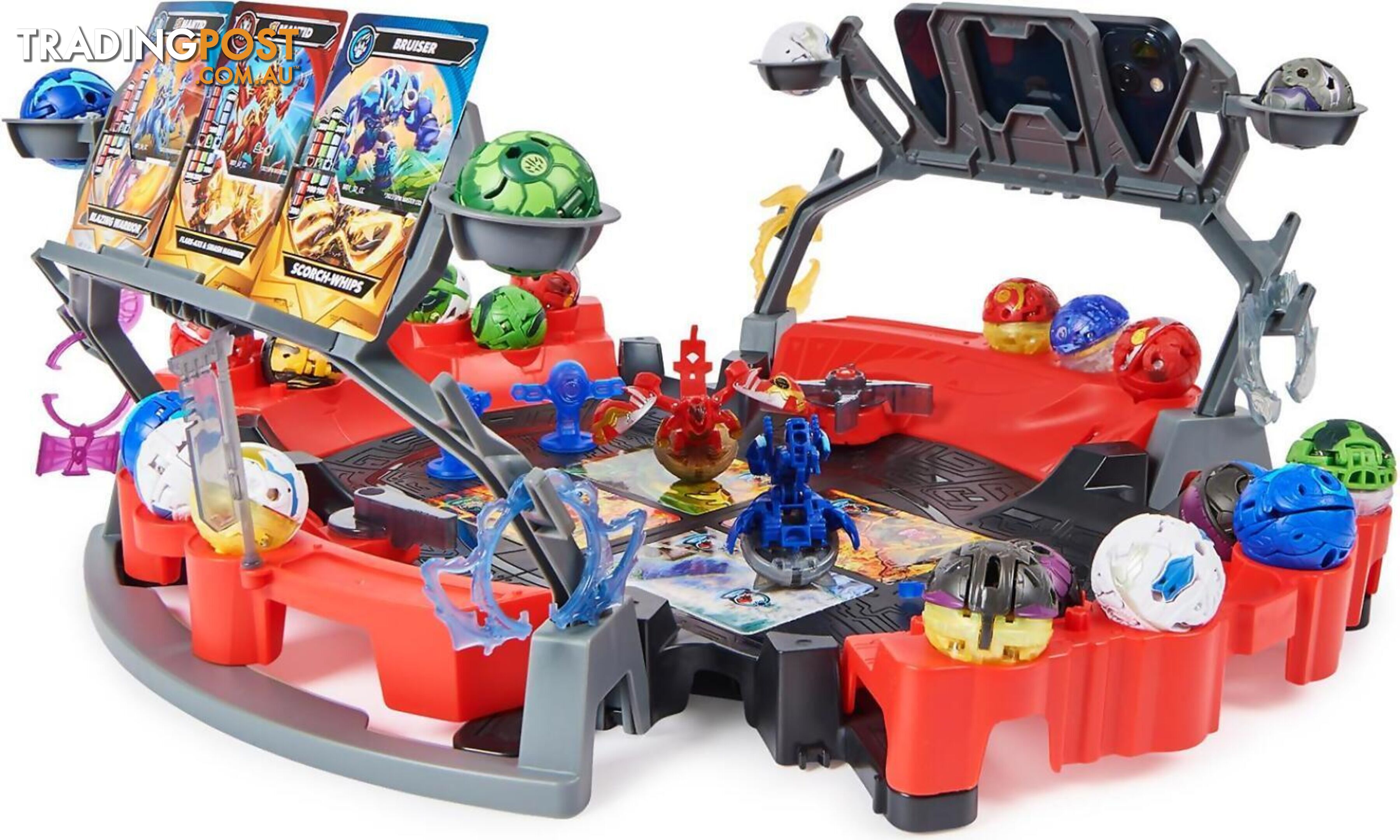 Bakugan - Battle Arena With Exclusive Special Attack Dragonoid Customizable Spinning Action Figure And Playset - Si6067045 - 778988466643