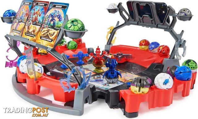 Bakugan - Battle Arena With Exclusive Special Attack Dragonoid Customizable Spinning Action Figure And Playset - Si6067045 - 778988466643