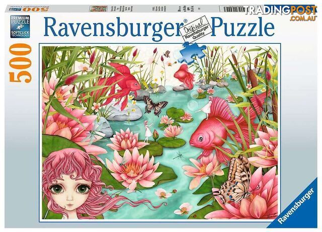 Ravensburger - Minu's Pond Daydream Jigsaw Puzzle 500pc - Mdrb16944 - 4005556169443