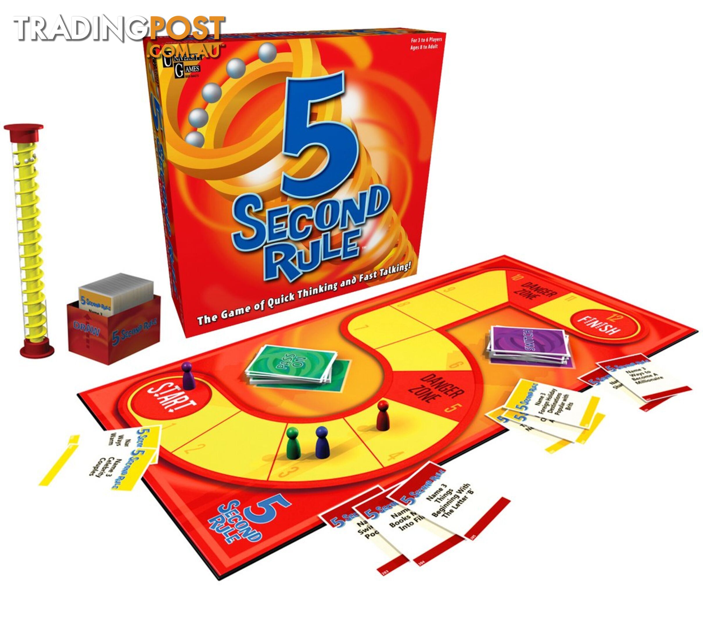 5 Second Rule Board Game - Iniversity Games - Ug04475 - 5018163005478