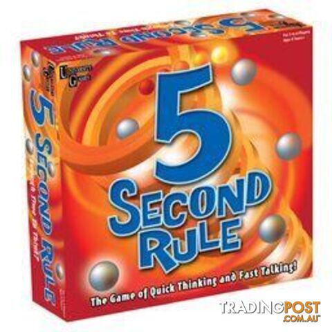 5 Second Rule Board Game - Iniversity Games - Ug04475 - 5018163005478