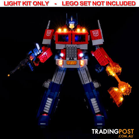 LIGHT KIT for LEGO Optimus Prime 10302 - Light My Bricks - 754523893198