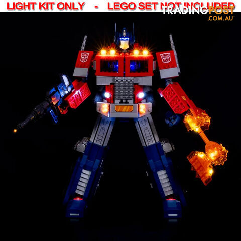 LIGHT KIT for LEGO Optimus Prime 10302 - Light My Bricks - 754523893198