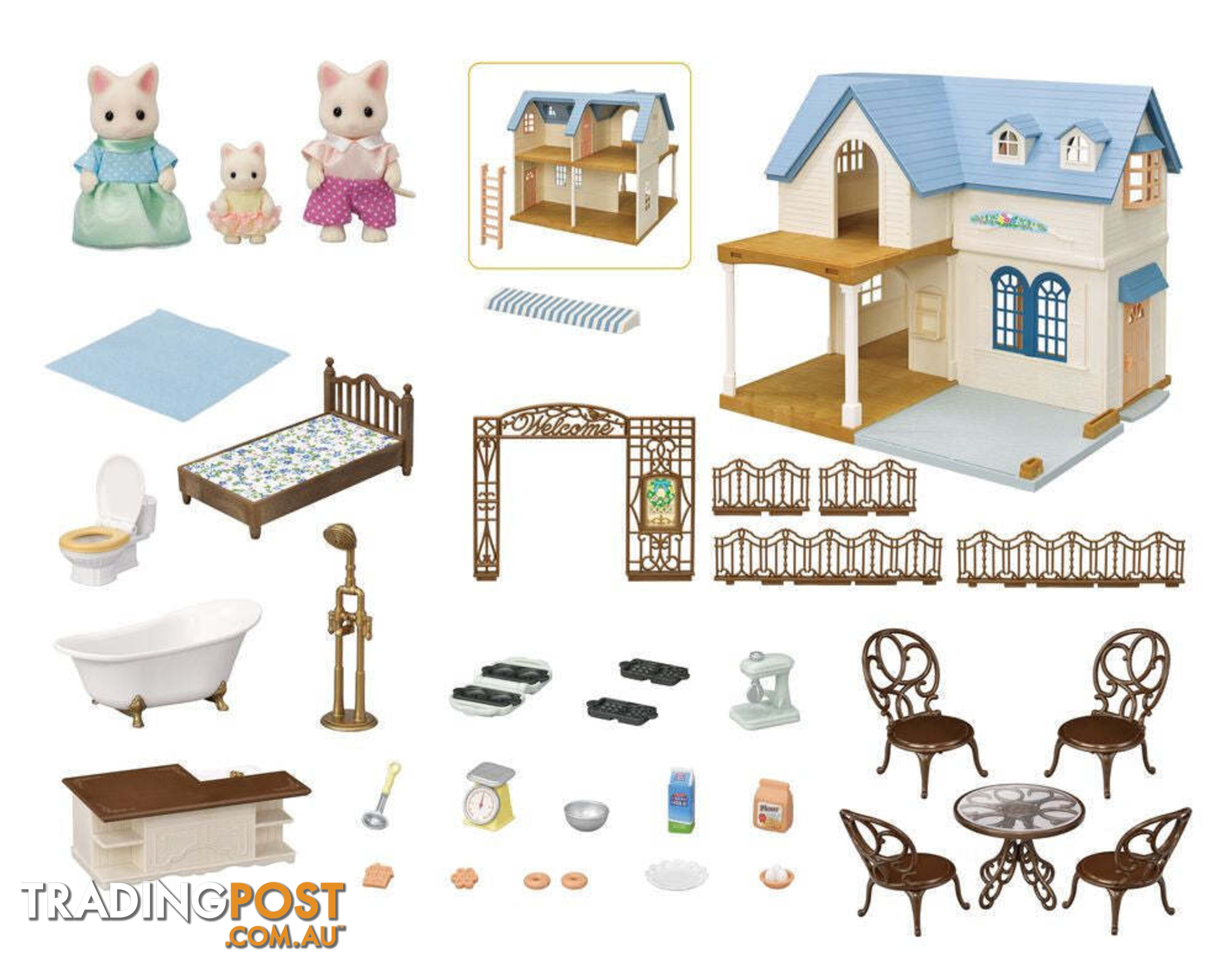 Sylvanian Families - Courtyard Home Gift Set - Mdsf5609 - 5054131056097