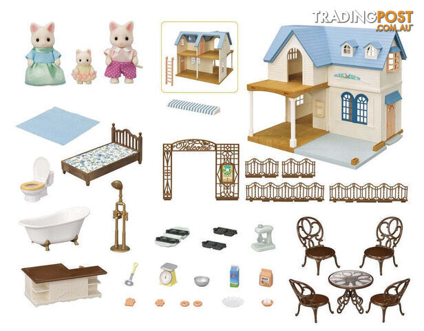 Sylvanian Families - Courtyard Home Gift Set - Mdsf5609 - 5054131056097